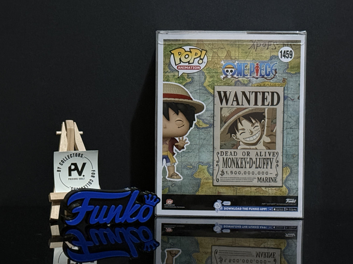 Funko Pop - Luffy Wanted Poster Shared Sticker 1459 (Signed)